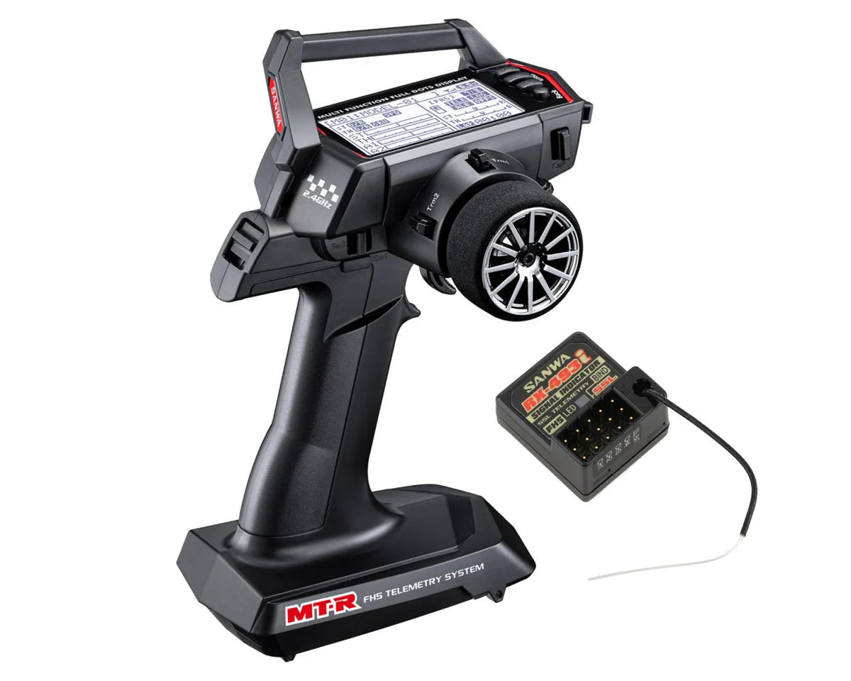 Sanwa - MT-R FH5 4-Channel 2.4GHz Radio System w/RX-493i Receiver