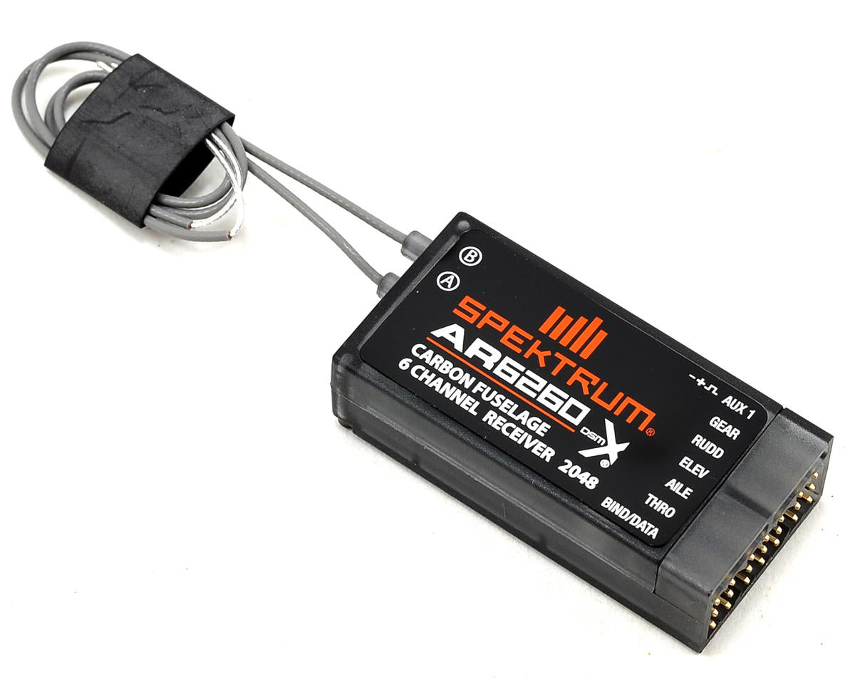 Spektrum - RC AR6260 DSMX 6-Channel Carbon Fuselage Receiver