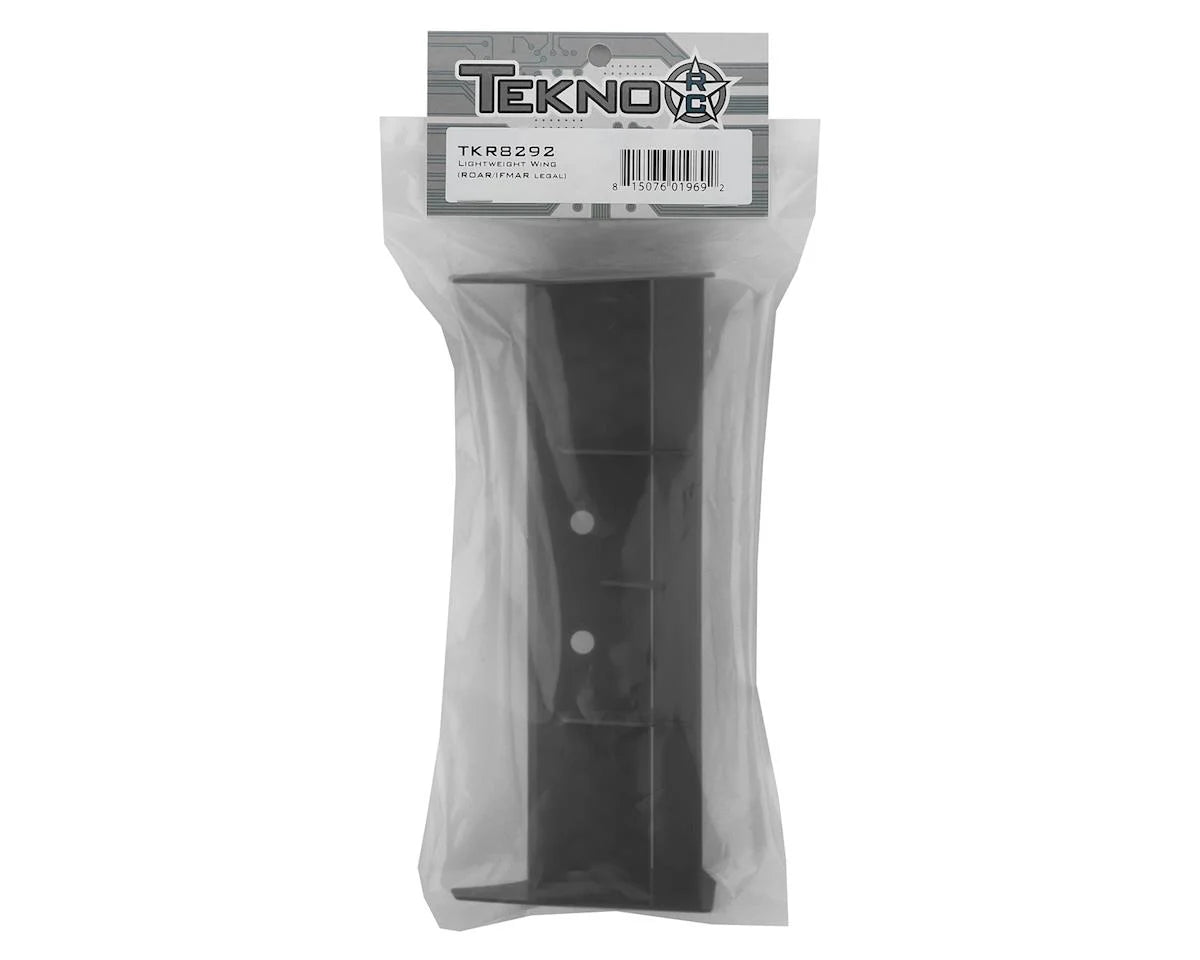 Tekno RC Plastic 1/8 Lightweight Buggy Wing (ROAR/IFMAR Legal) (Black)