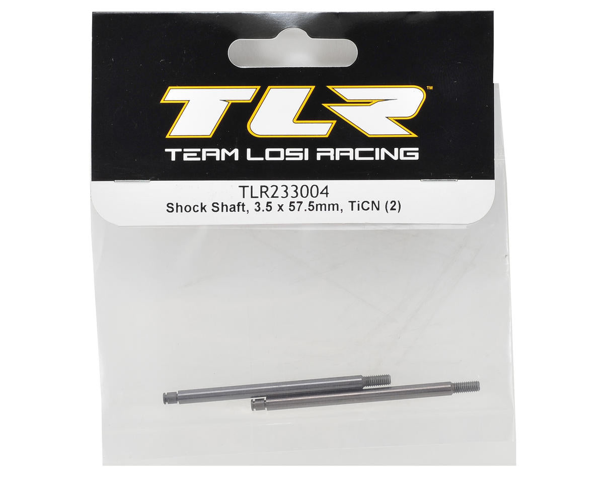 Team Losi Racing 3.5x57.5mm TiCN Rear Shock Shaft (2)