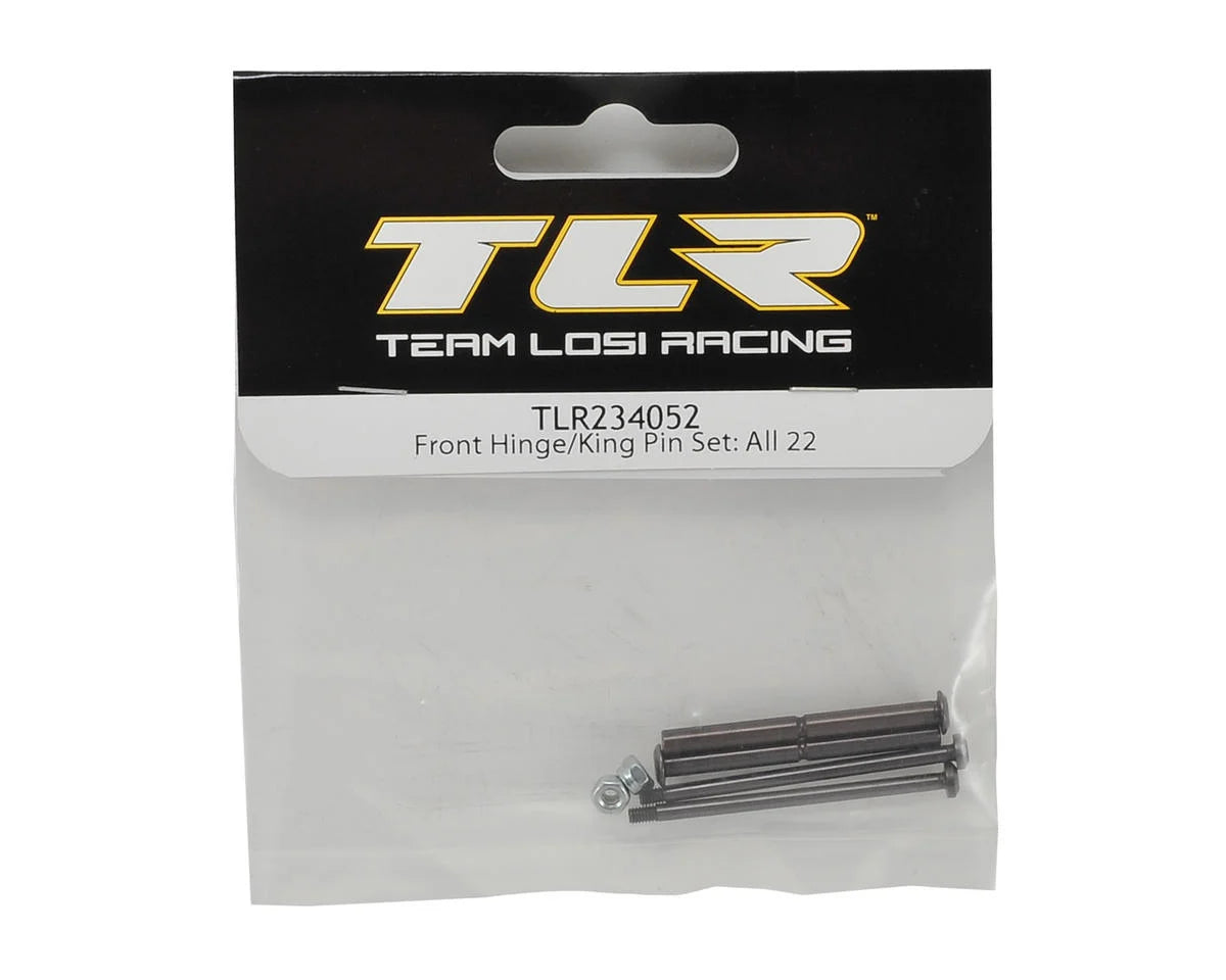 Team Losi Racing 22 3.0 Front Hinge & King Pin Set