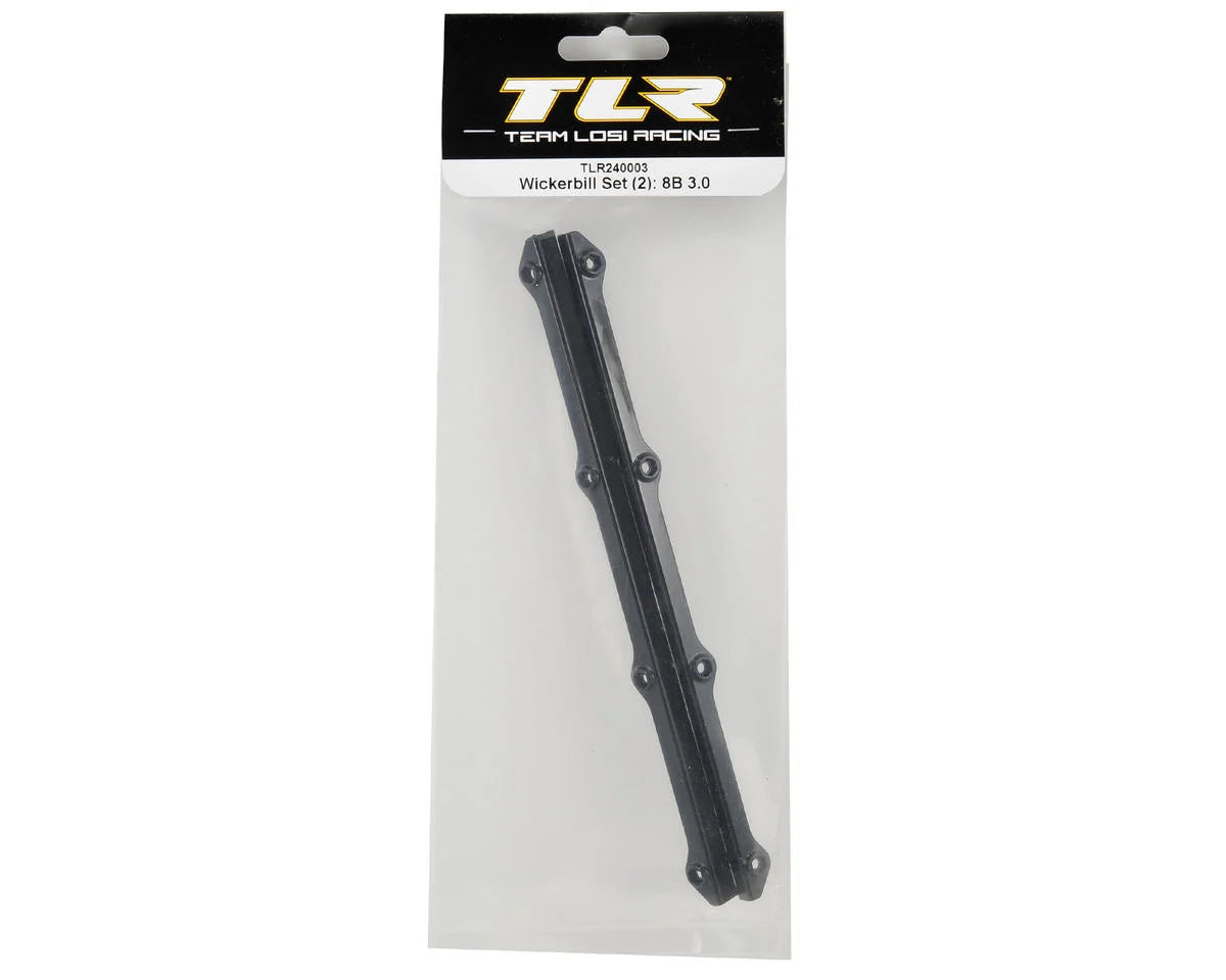 Team Losi Racing Wickerbill Set (Black) (2)