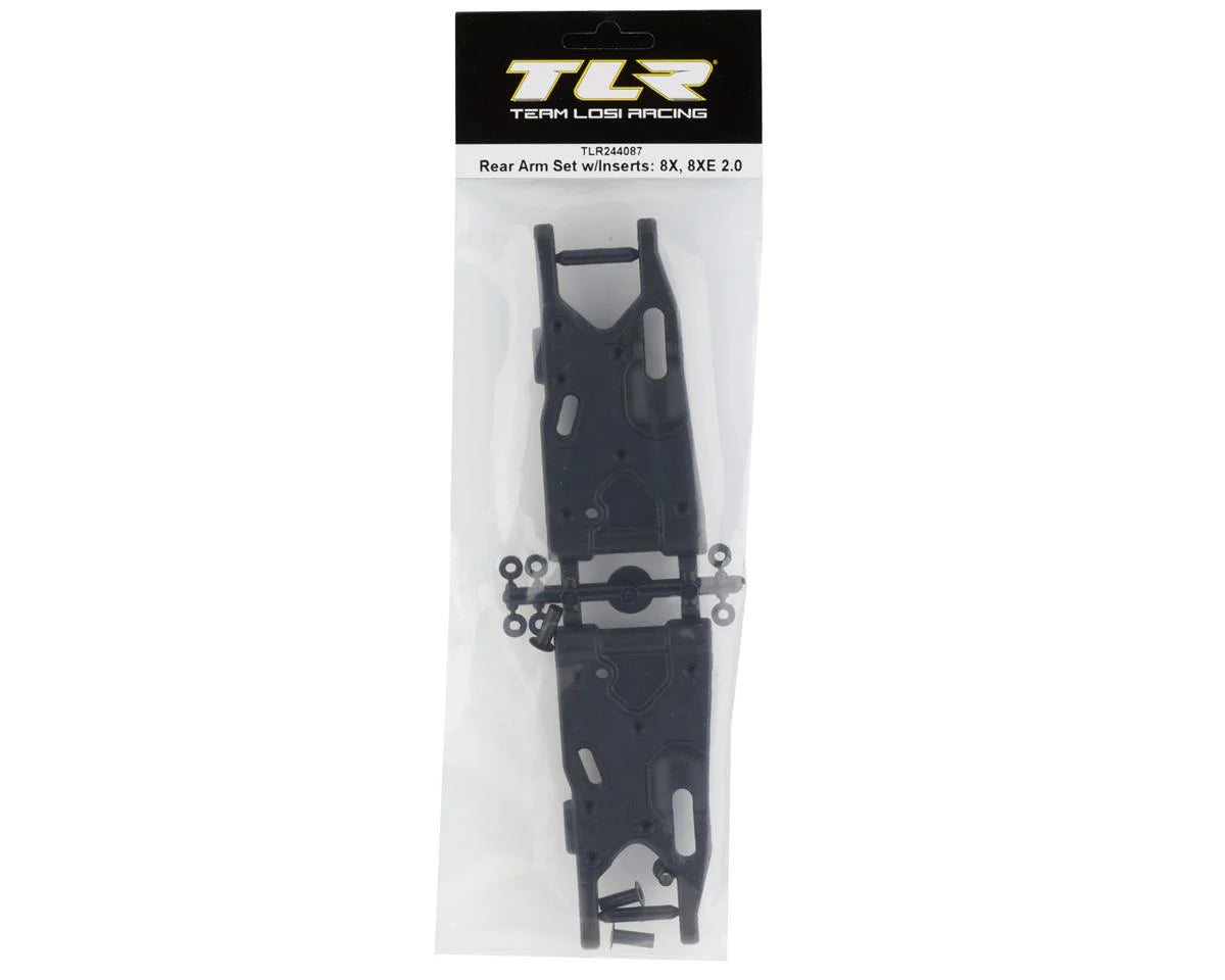 Team Losi Racing 8IGHT-X/E 2.0 Rear Arm Set w/Inserts