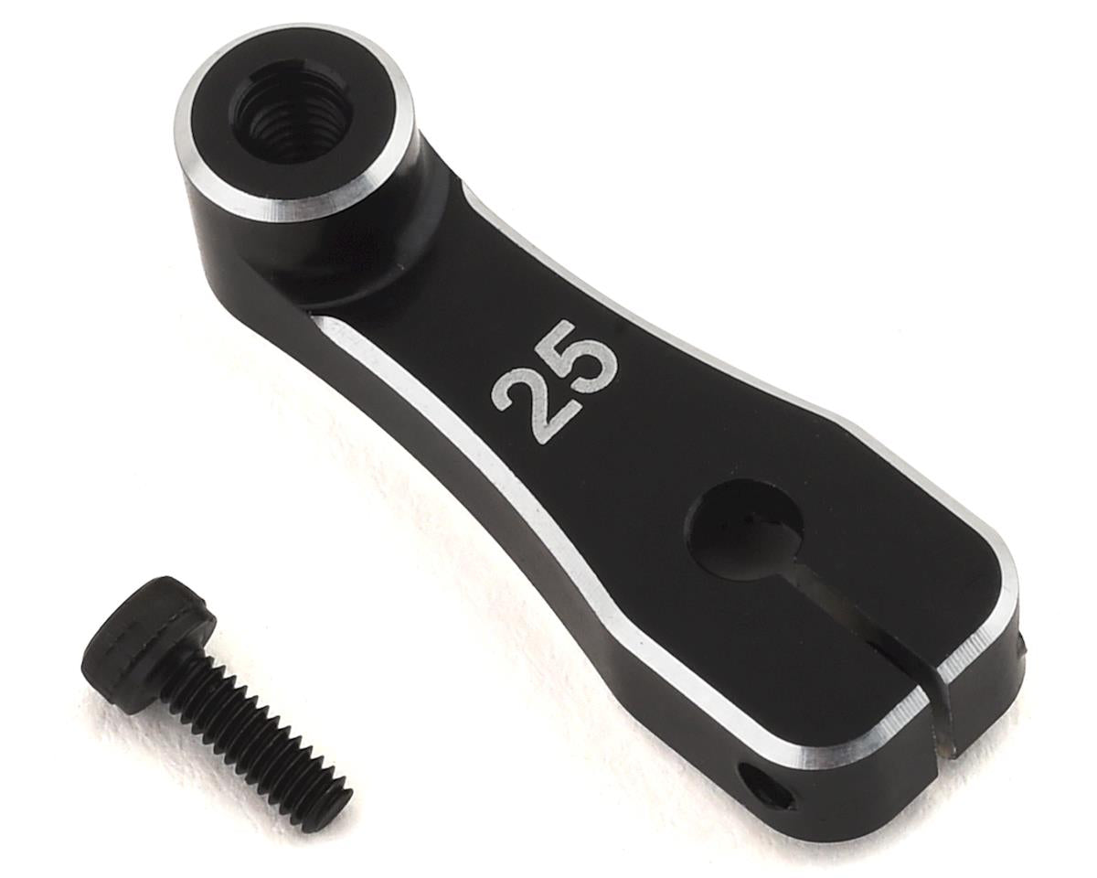 Team Losi Racing 22 5.0 Aluminum Clamping Servo Horn (Black) (25T)