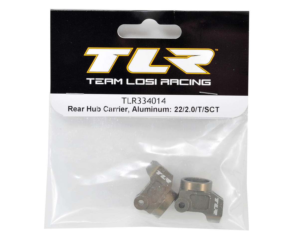 Team Losi Racing Aluminum Rear Hub Carrier Set