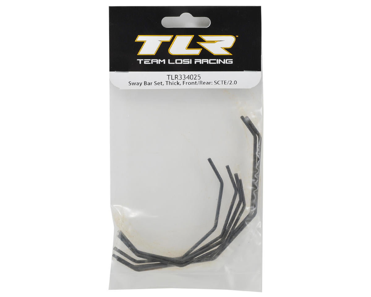 Team Losi Racing Front/Rear Thick Sway Bar Set