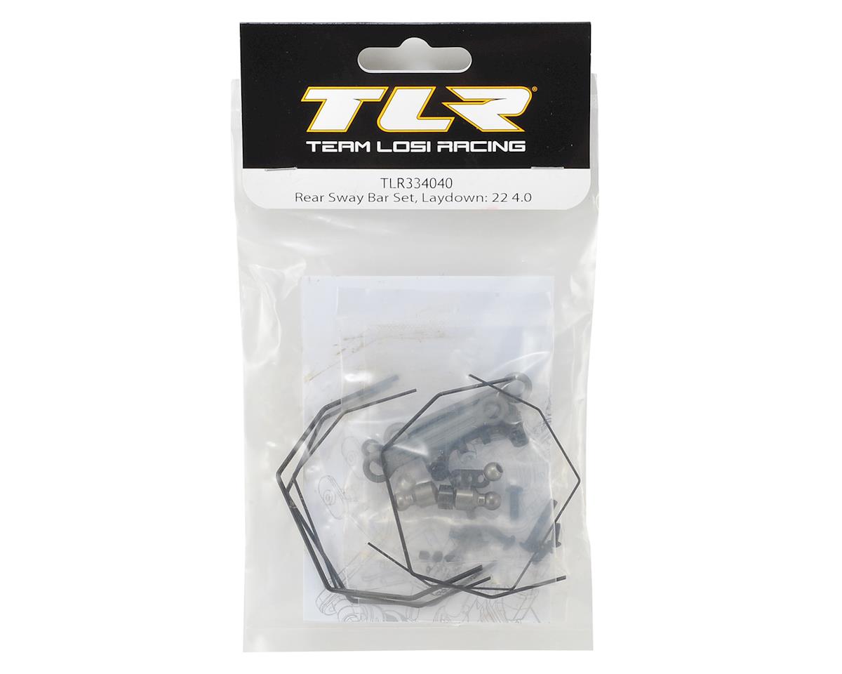 Team Losi Racing 22 4.0 Laydown Rear Sway Bar Set
