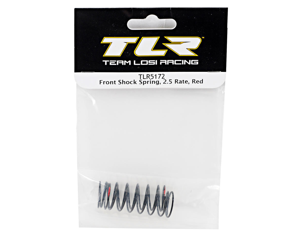 Team Losi Racing Front Shock Spring Set (2.5 Rate/Red) (TLR 22)