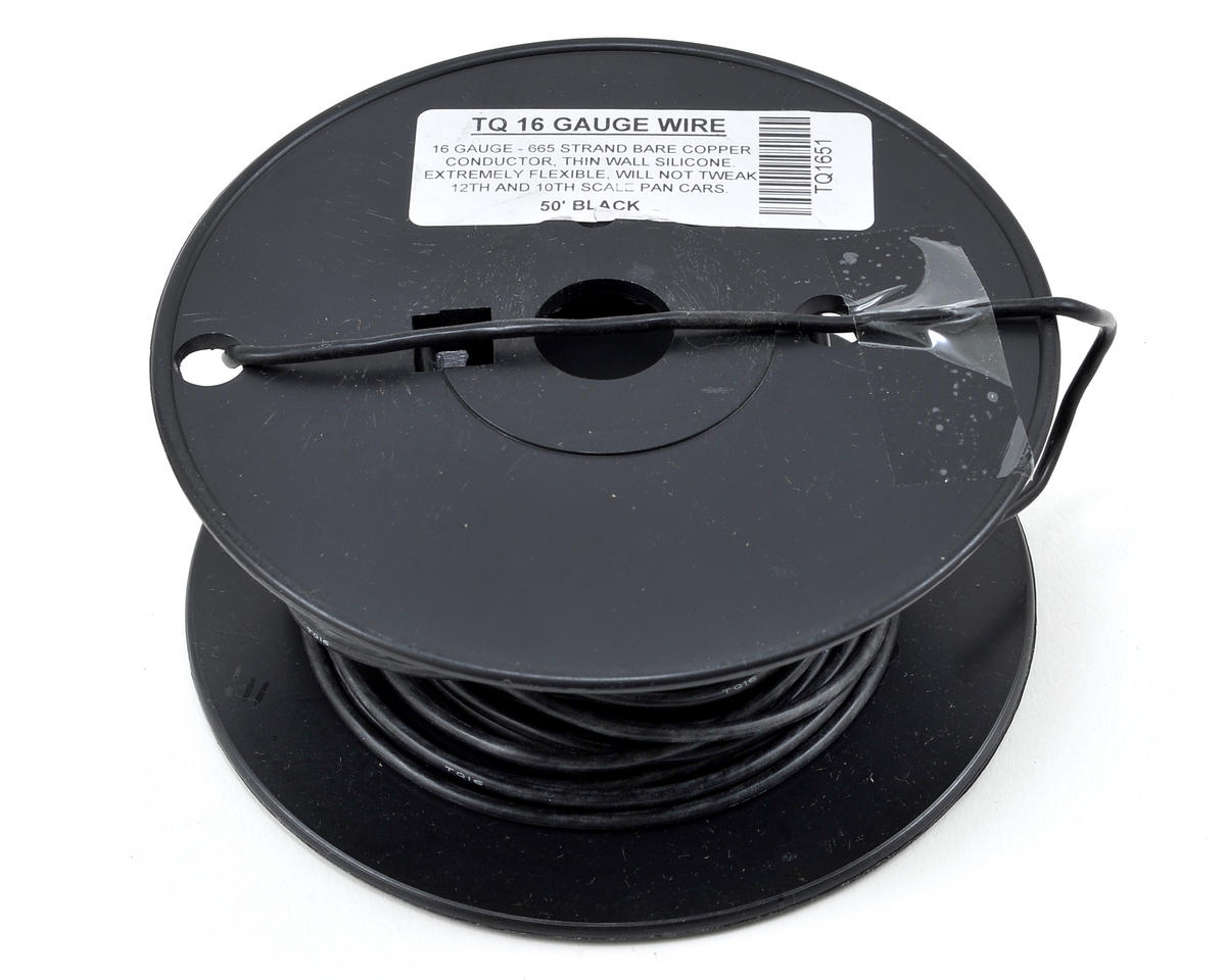 TQ Wire Silicon Wire (Black) (16AWG) $2.49/FT