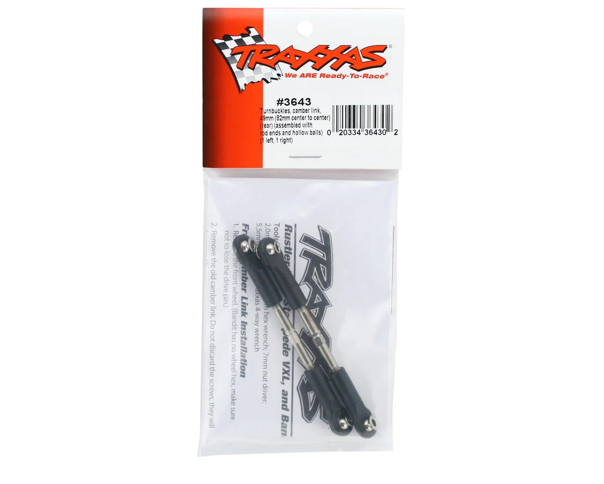 Traxxas 49mm Camber Link Turnbuckle (2) (82mm Center to Center)