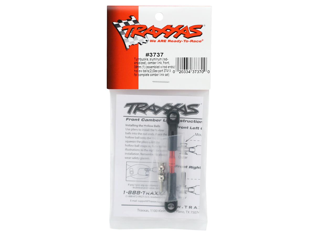 Traxxas 39mm Turnbuckle Camber Link (Red) Aluminum