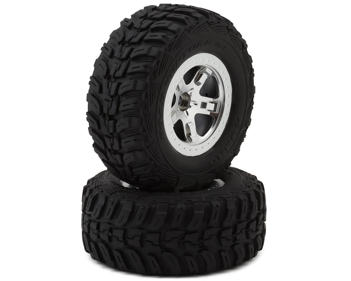 Traxxas Kumho Venture MT Tire w/SCT Front Wheels (Standard) (2)