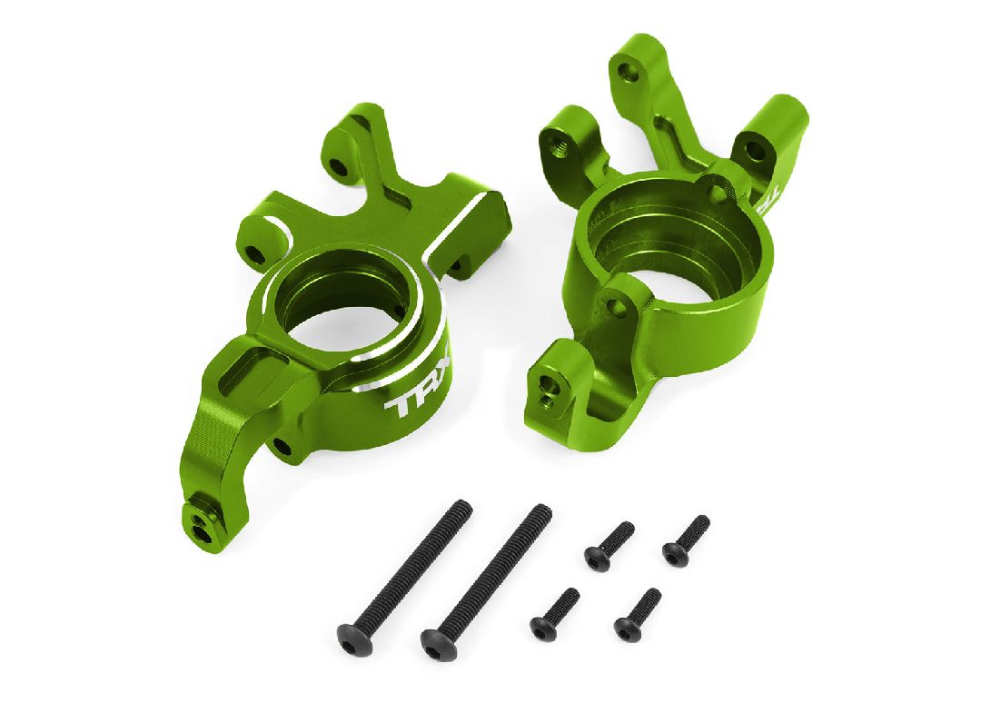 Traxxas X-Maxx®/XRT® Aluminum Steering Blocks (Green) (2)