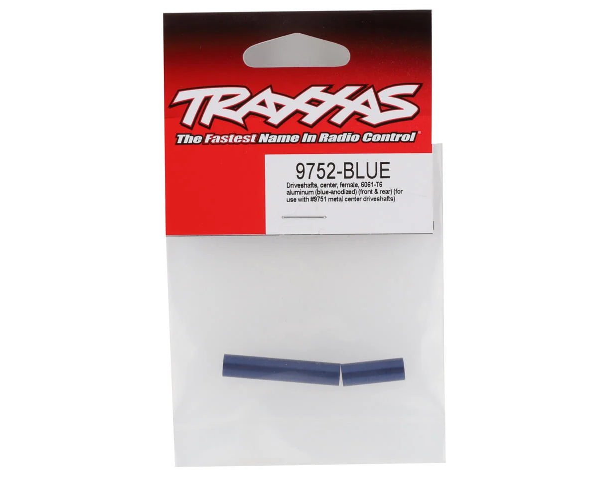 Traxxas TRX-4M Aluminum Center Driveshafts (Blue) (2)
