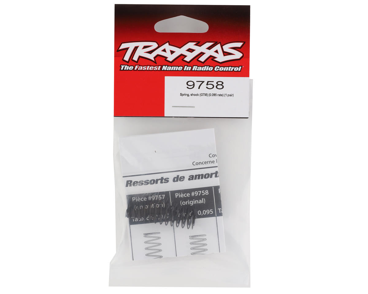 Traxxas GTM Shock Spring (2) (0.095 Rate)