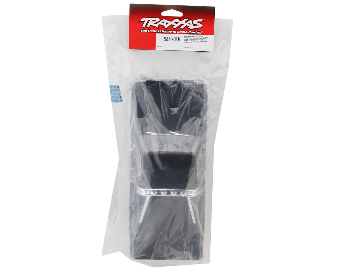 Traxxas TRX-4M 1/18 1979 Chevrolet K10 Truck Pre-Painted Body Set (Black)