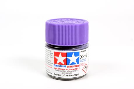 Tamiya Acrylic Mini X-16 Purple 1/3 oz - TAM81516