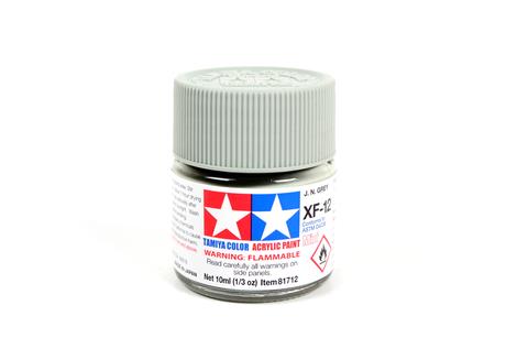 Tamiya Acrylic Mini XF-12 JN Gray 1/3 oz - TAM81712
