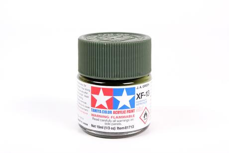 Tamiya Acrylic Mini XF-13 JA Green 1/3 oz - TAM81713
