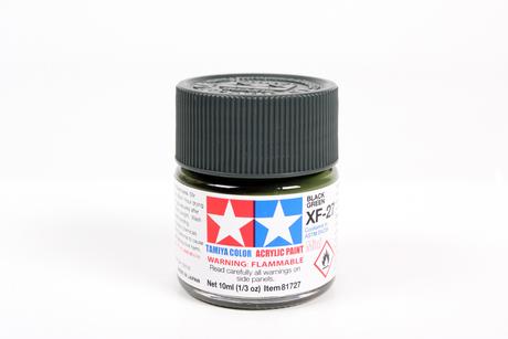 Tamiya Acrylic Mini XF-27 Black Green 1/3 oz - TAM81727