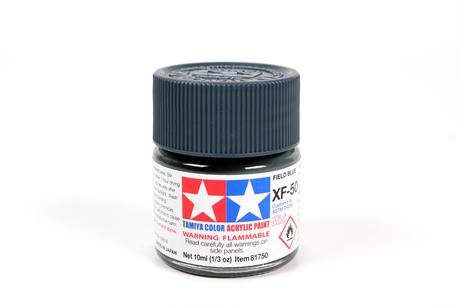 Tamiya Acrylic Mini XF-50 Field Blue 1/3 oz - TAM81750