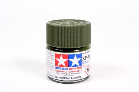Tamiya Acrylic Mini XF-58 Olive Green 1/3 oz - TAM81758
