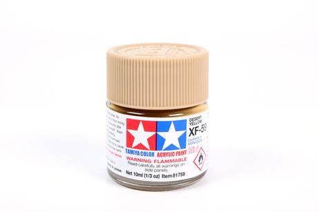 Tamiya Acrylic Mini XF-59 Desert Yellow 1/3 oz - TAM81759