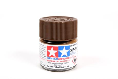 Tamiya Acrylic Mini XF-64 Red Brown 1/3 oz - TAM81764