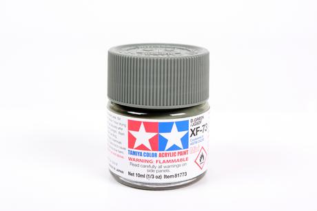 Tamiya Acrylic Mini XF-73 Dark Green (JGSDF) 1/3 oz - TAM81773