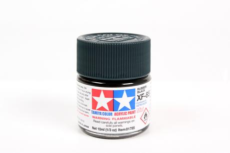 Tamiya Acrylic Mini XF-85 Rubber Black 1/3 oz - TAM81785
