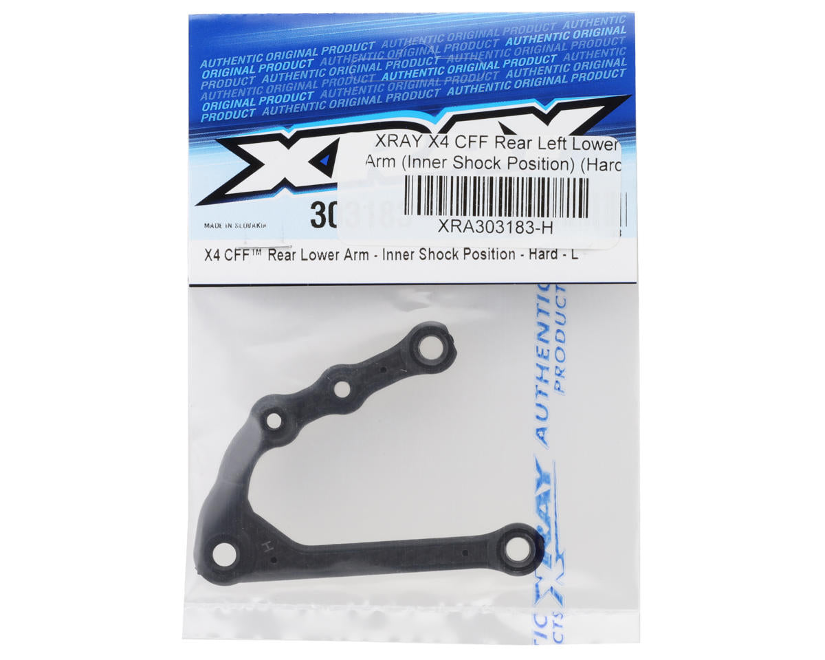 XRAY X4 CFF Rear Left Lower Arm (Inner Shock Position) (Hard)