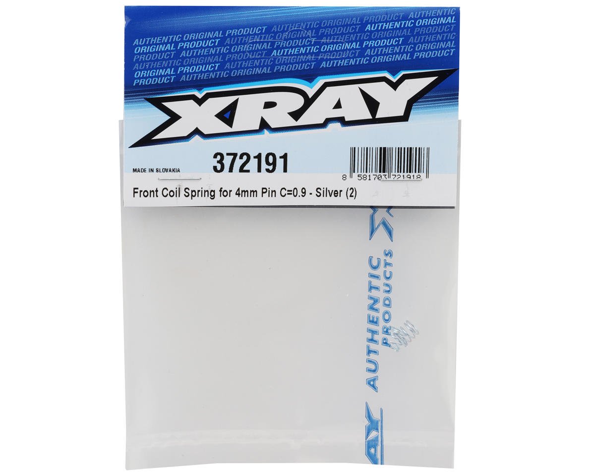 XRAY X12 '25 Front Coil Springs (Silver/C=0.9) (2)