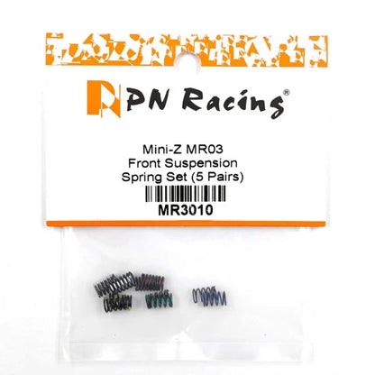 Share | PN Racing Mini-Z MR03/04 Front Suspension Spring Set (5 Pairs)