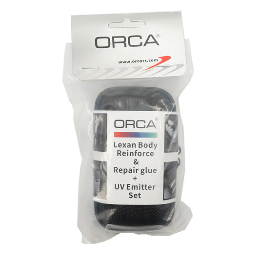 ORCA Lexan Body Reinforce & Repair Glue + UV Emitter Set