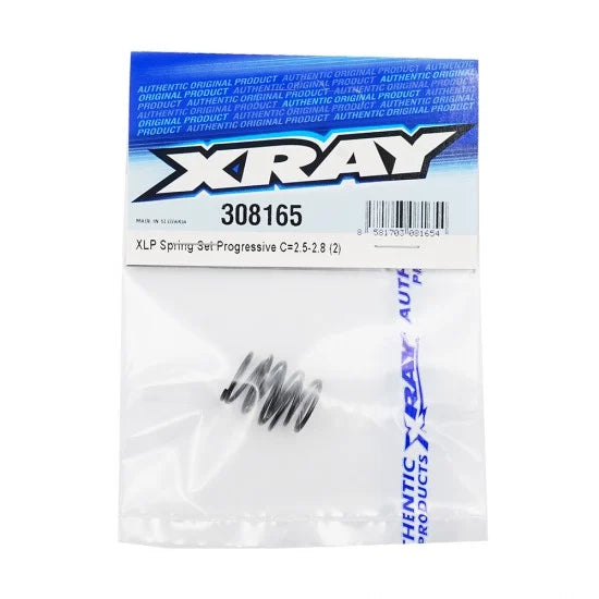 XRAY XLP Spring Set Progressive C=2.5-2.8 (2)