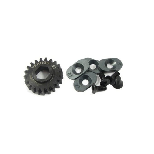 Vertigo 21T Gear Adjusting Inserts w/21t Hex Drive Gear Losi 5ive