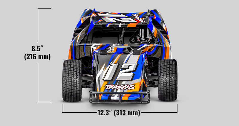 Traxxas Slash Modified 1/10 BL-2S with Clipless Body