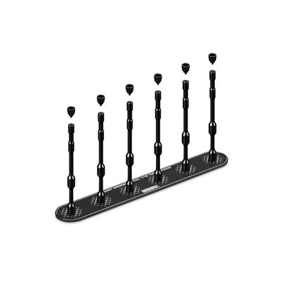 HUDY Carbon Tire Stand 6x +Hard Case -1/12 Pan Car & 1/12 GT