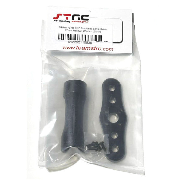 STRC Aluminum 17mm 1/8th Hex Wheel Nut Wrench Black