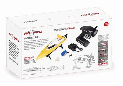 RC PRO SONIC14 - High Speed Brushed Boat  Ready To Run