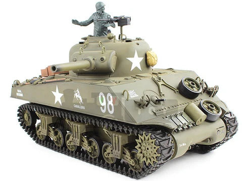 RC PRO Heng Long V6.0 1-16 U.S.A M4A3 "Sherman" RC Tank (BB AND IR)