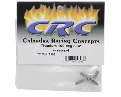 CRC Titanium 100 Degree Flat Head 8-32 Screws (4) #12393