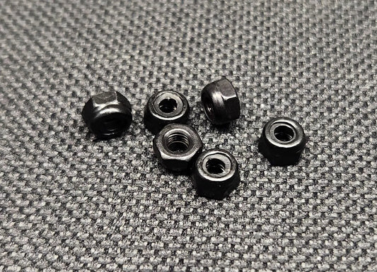 CRC M3 Mini Aluminum Locknut-Black (6)