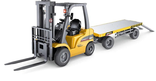 Huina1 /10 Forklift + Trailer Combo