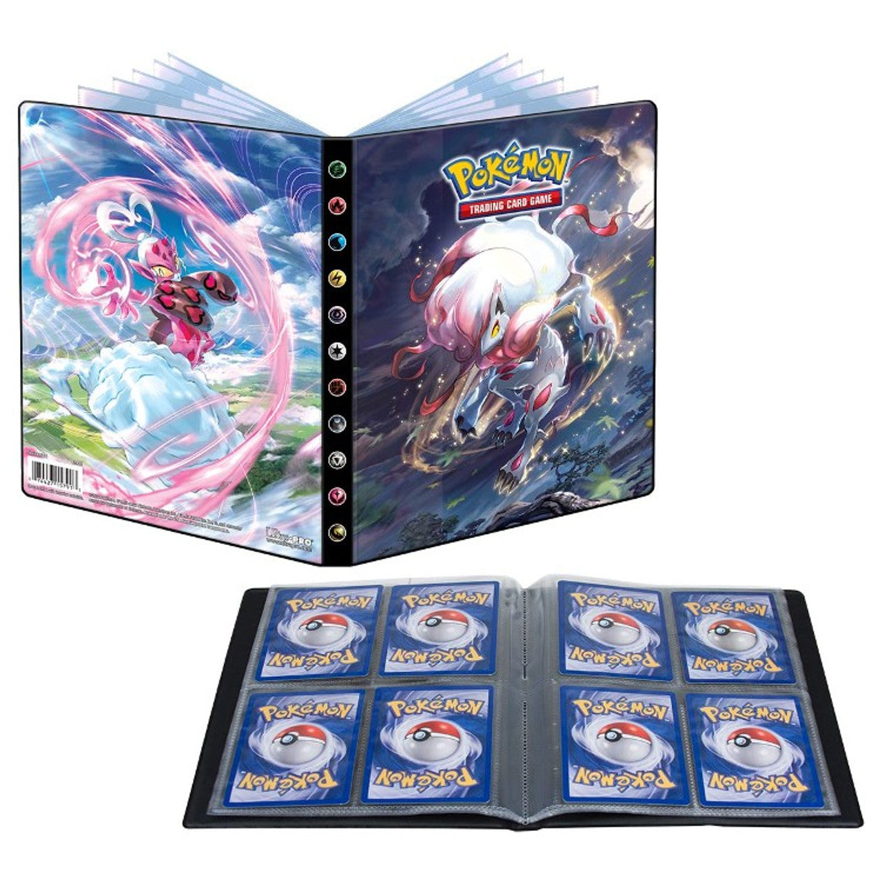 Ultra Pro Portfolio: Pokemon - Sword & Shield 11 - Hisuian Zoroark & Enamorous (4-Pocket)