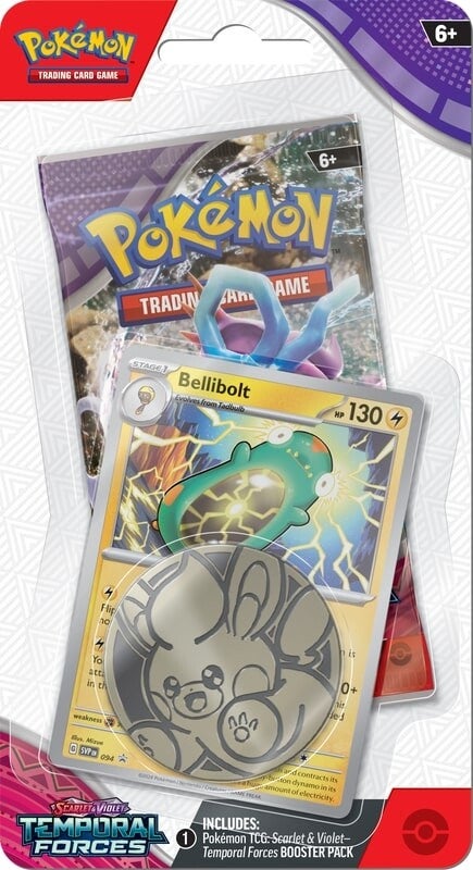 Pokemon Scarlet & Violet - Temporal Forces - Checklane Blister Pack