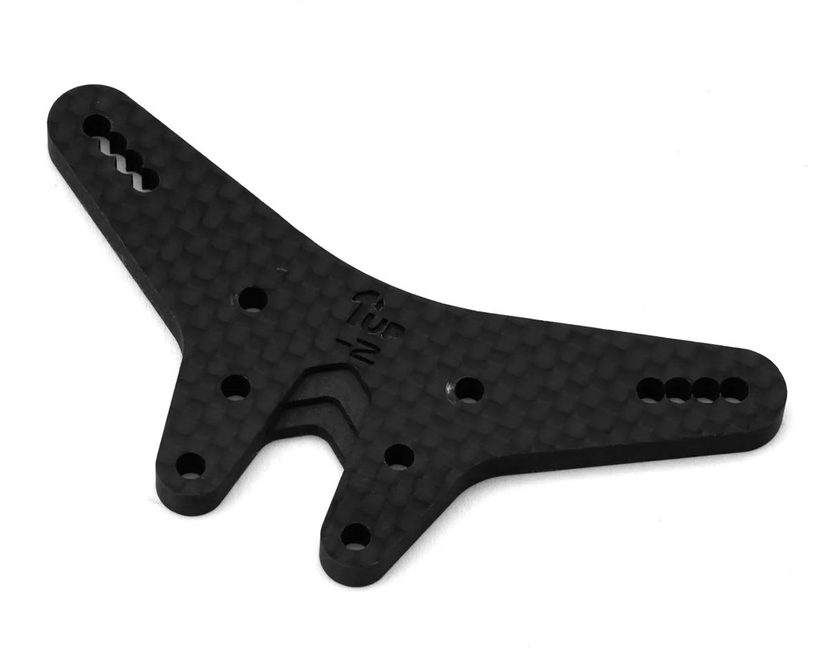 1UP Racing RC10B7/B7D Carbon Fiber Rear Shock Tower (-2mm)