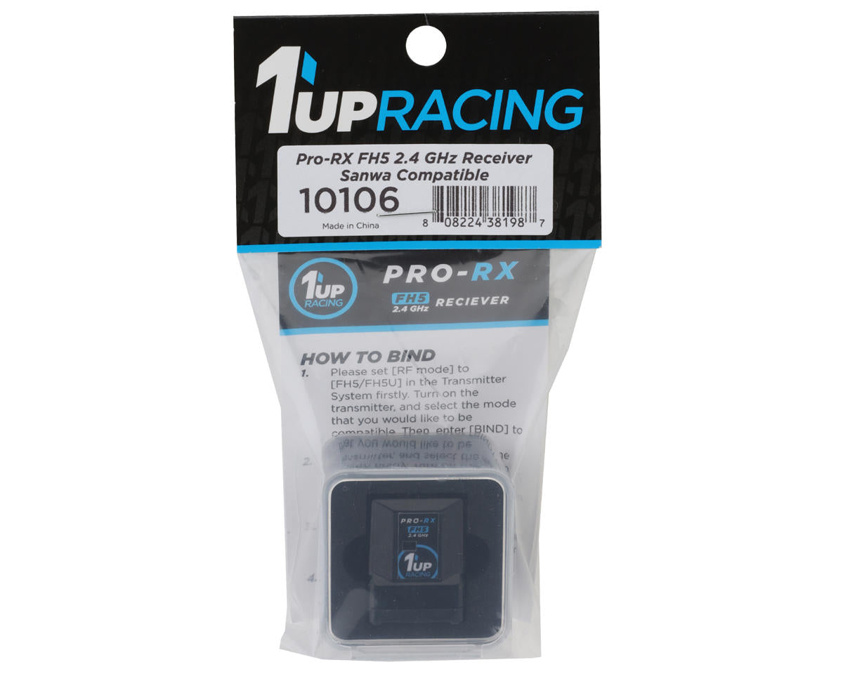 1up Racing 4-Channel Sanwa FH4 Antenna-Free 2.4GHz Receiver