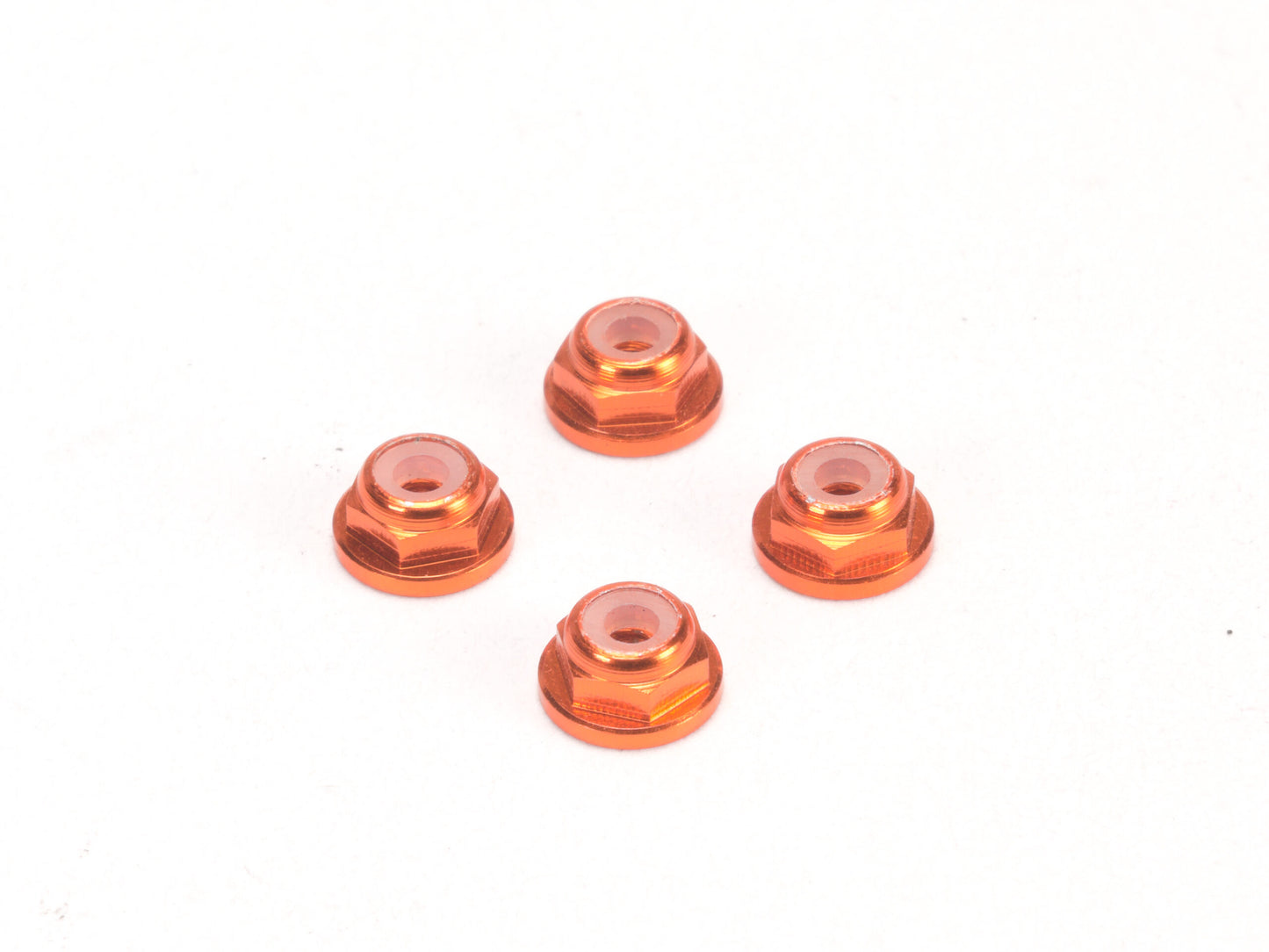 PN Racing Alum 2mm Flanged Lock Nut (4)