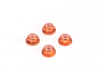 PN Racing Alum 2mm Flanged Lock Nut (4)